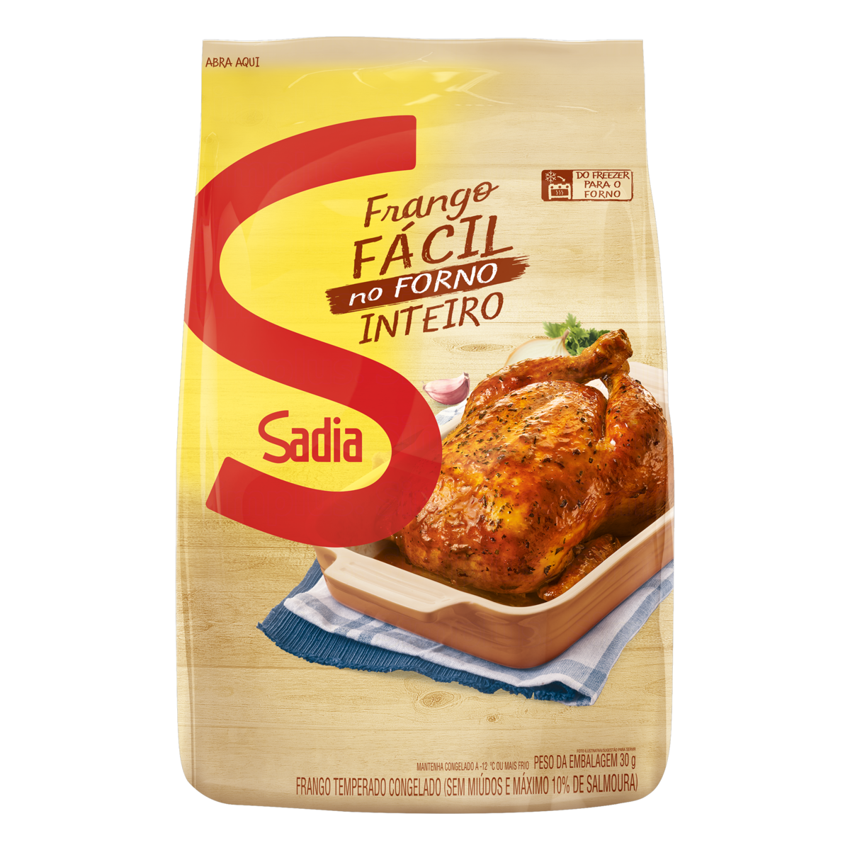 Frango Sadia Assa Facil Inteiro Temper Un