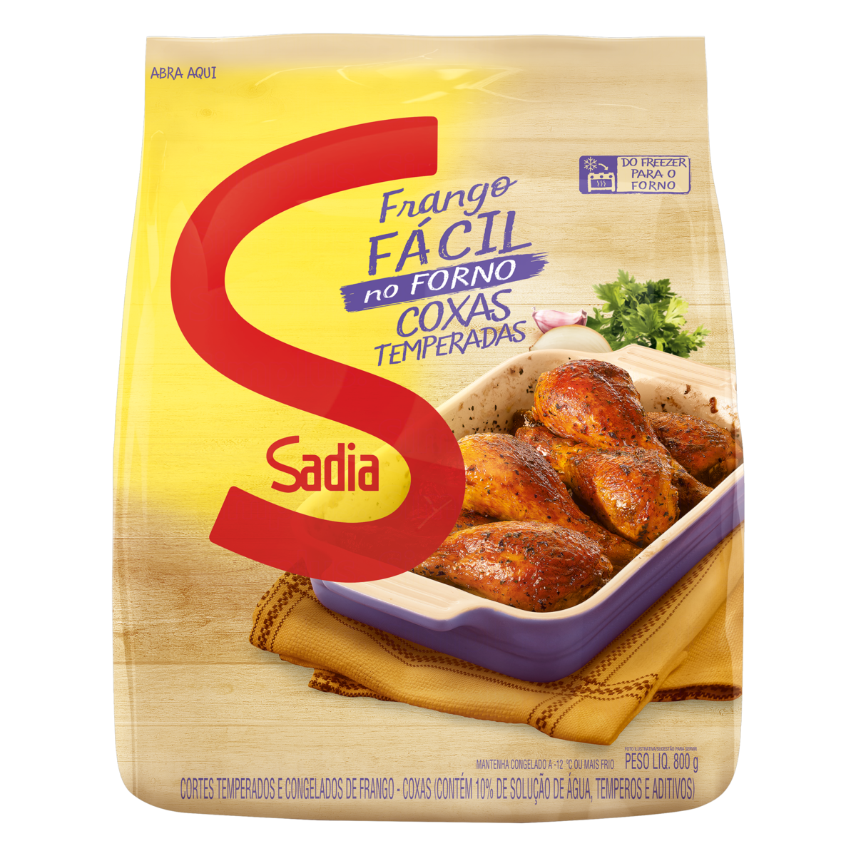 Coxas Frango Sadia Assa Facil Pct 800g