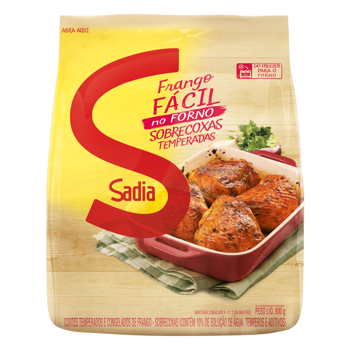 Sobrecoxas Frango Assa Facil Sadia 800g
