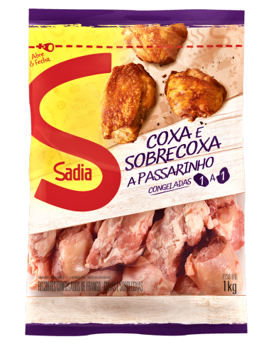 Coxa Sobrecoxa Passarinha Frango Sadia 1kg