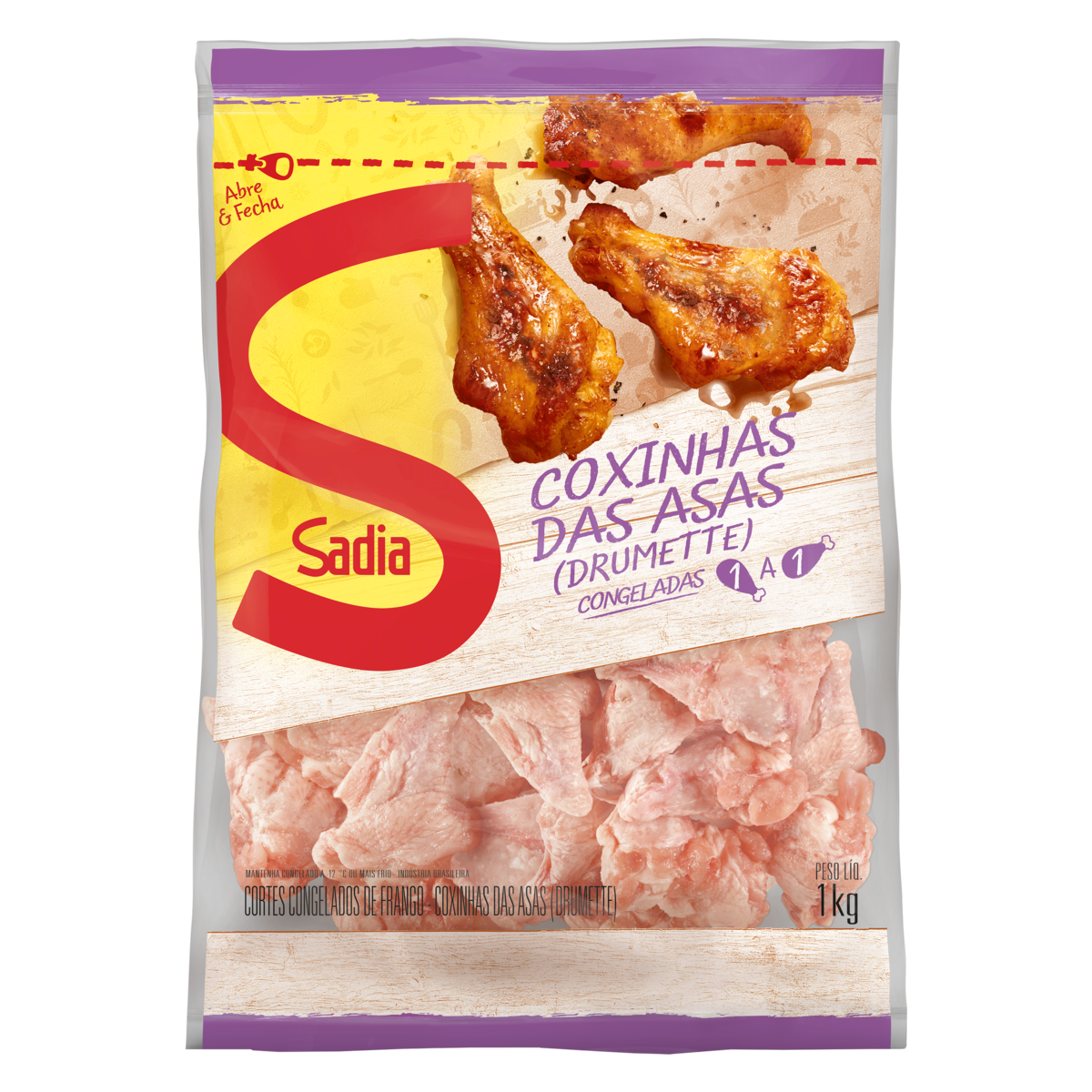 Coxinha Da Asa Sadia Drumette Pct 1kg