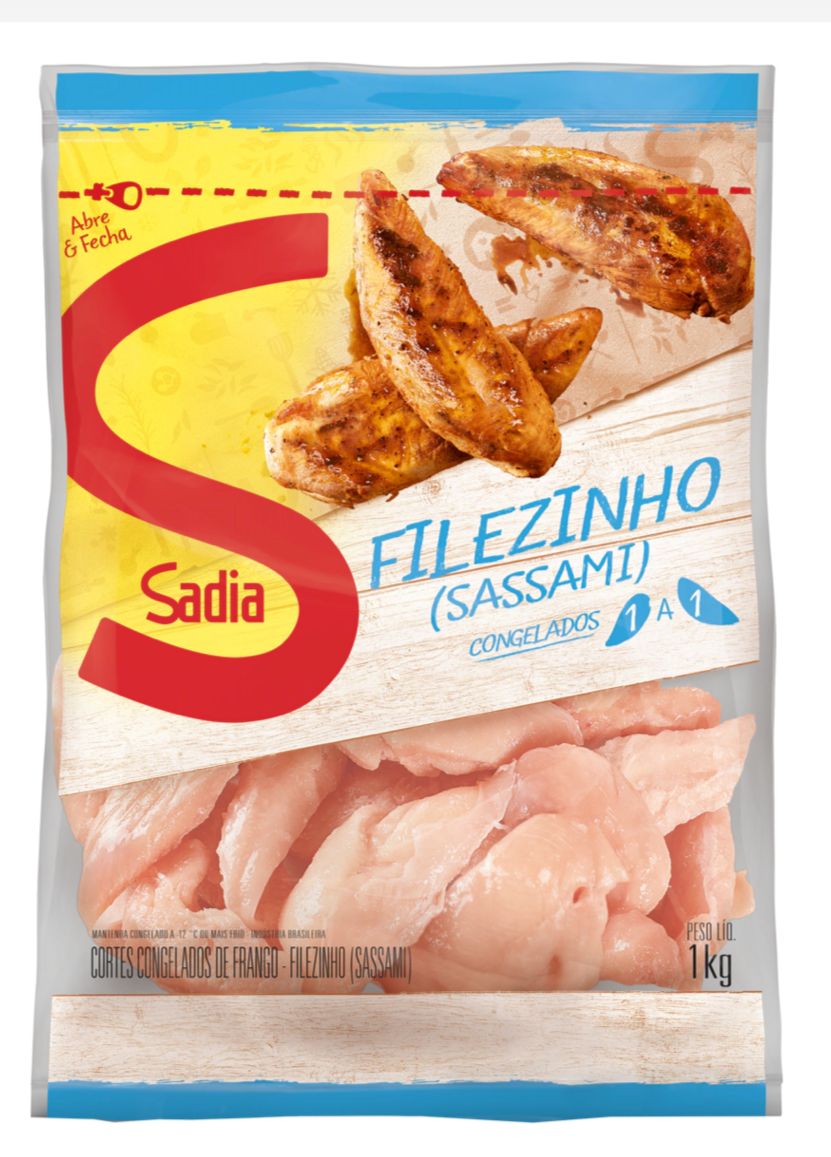 Filezinho Peito Sassami Sadia Pct 1kg