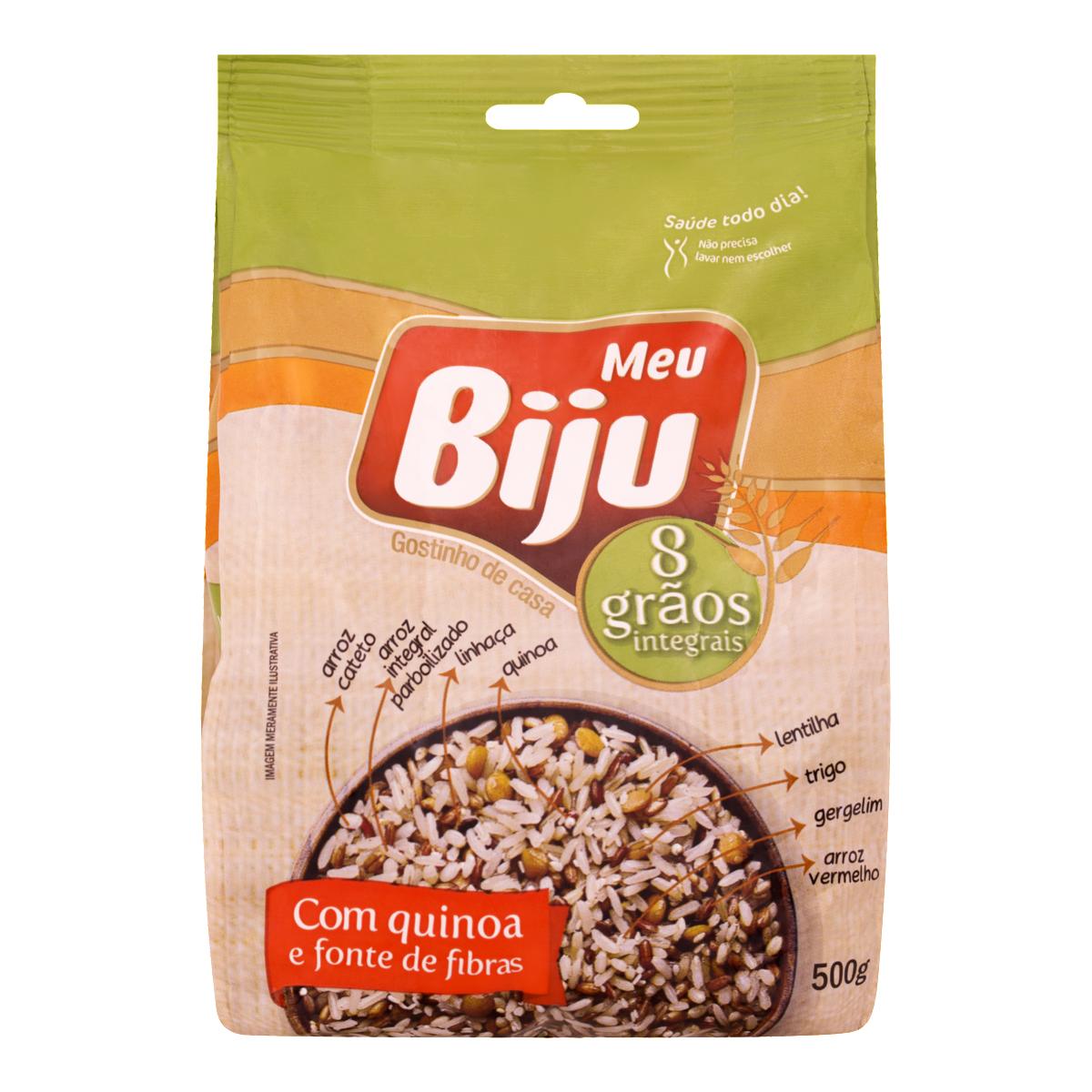 Arroz 8 Graos Meu Biju 500g