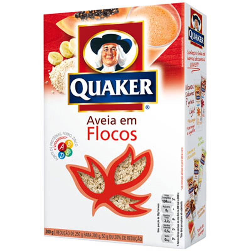 Aveia Quaker Tp 200g