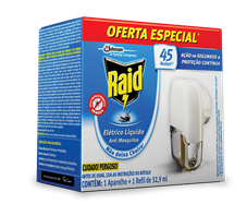 Inseticida Eletrico Raid Refil 2 Un