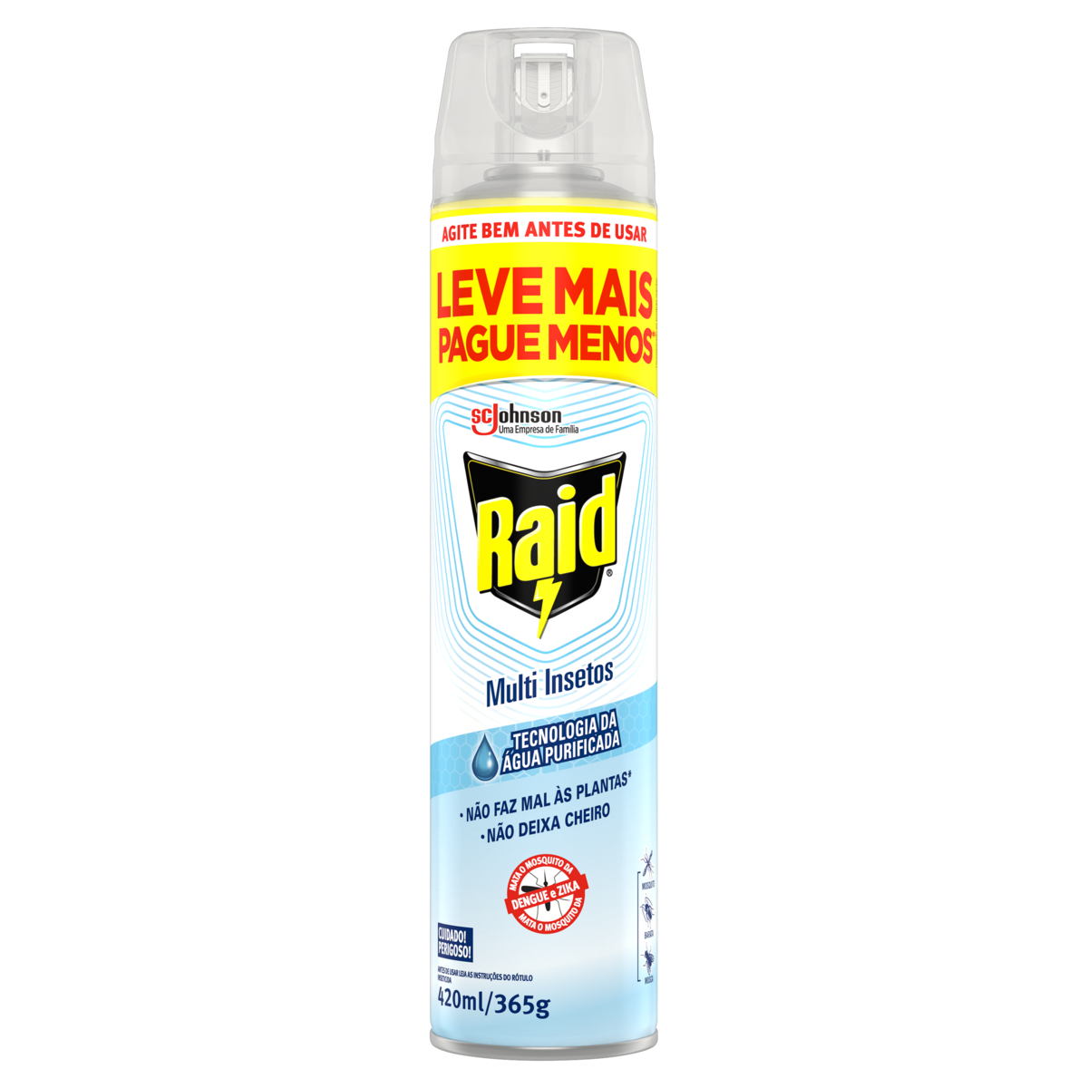 Inseticida Raid Aqua Protecão 420ml