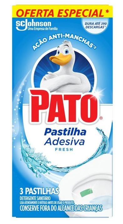 Pastilha Sanitaria Adesiva Pato 3un