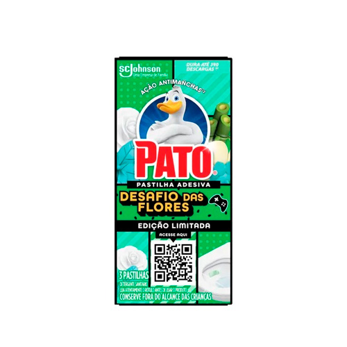 Pastilha Sanitaria Adesiva Pato 3un