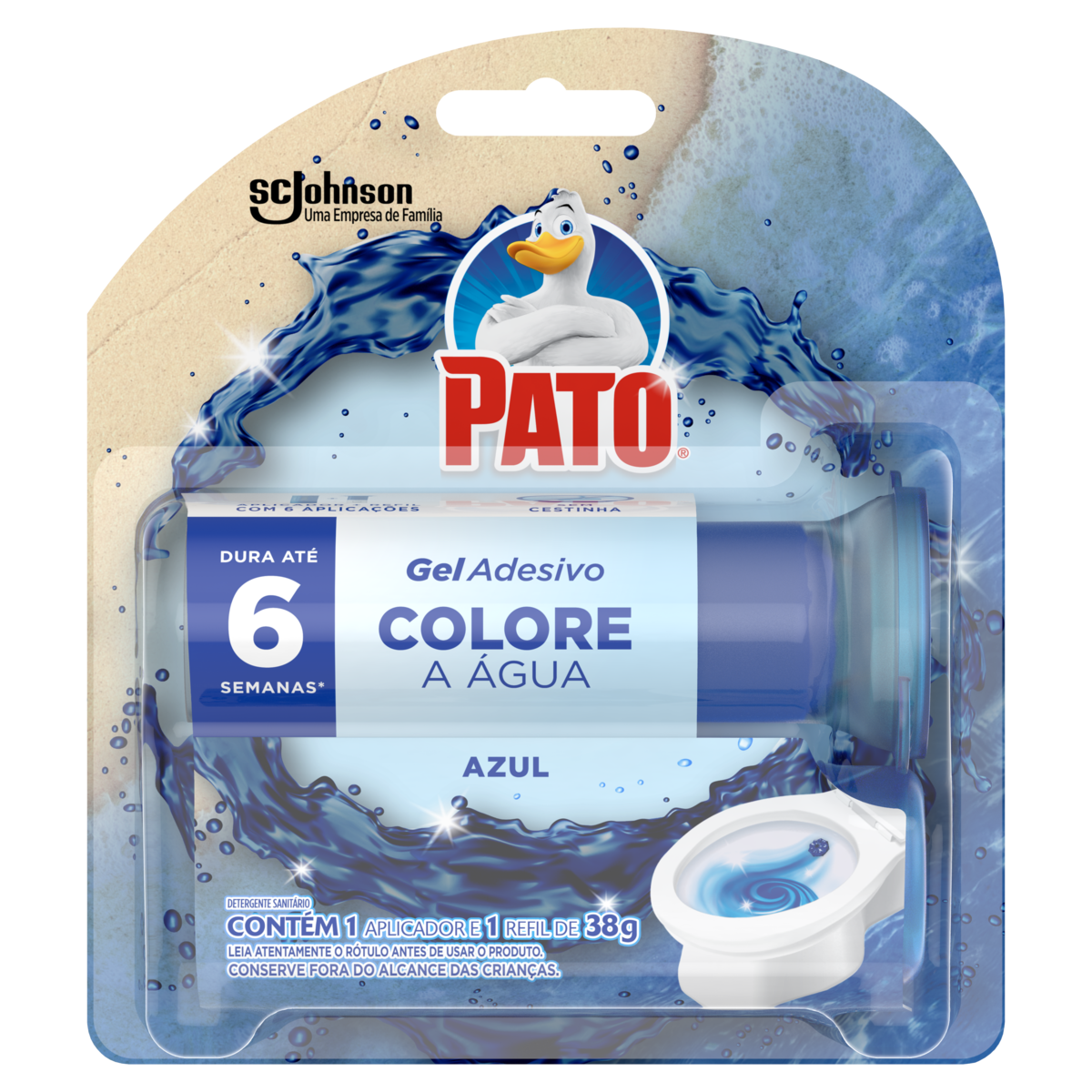 Gel Adesivo Pato C/6 38g Refil+ Aplicador