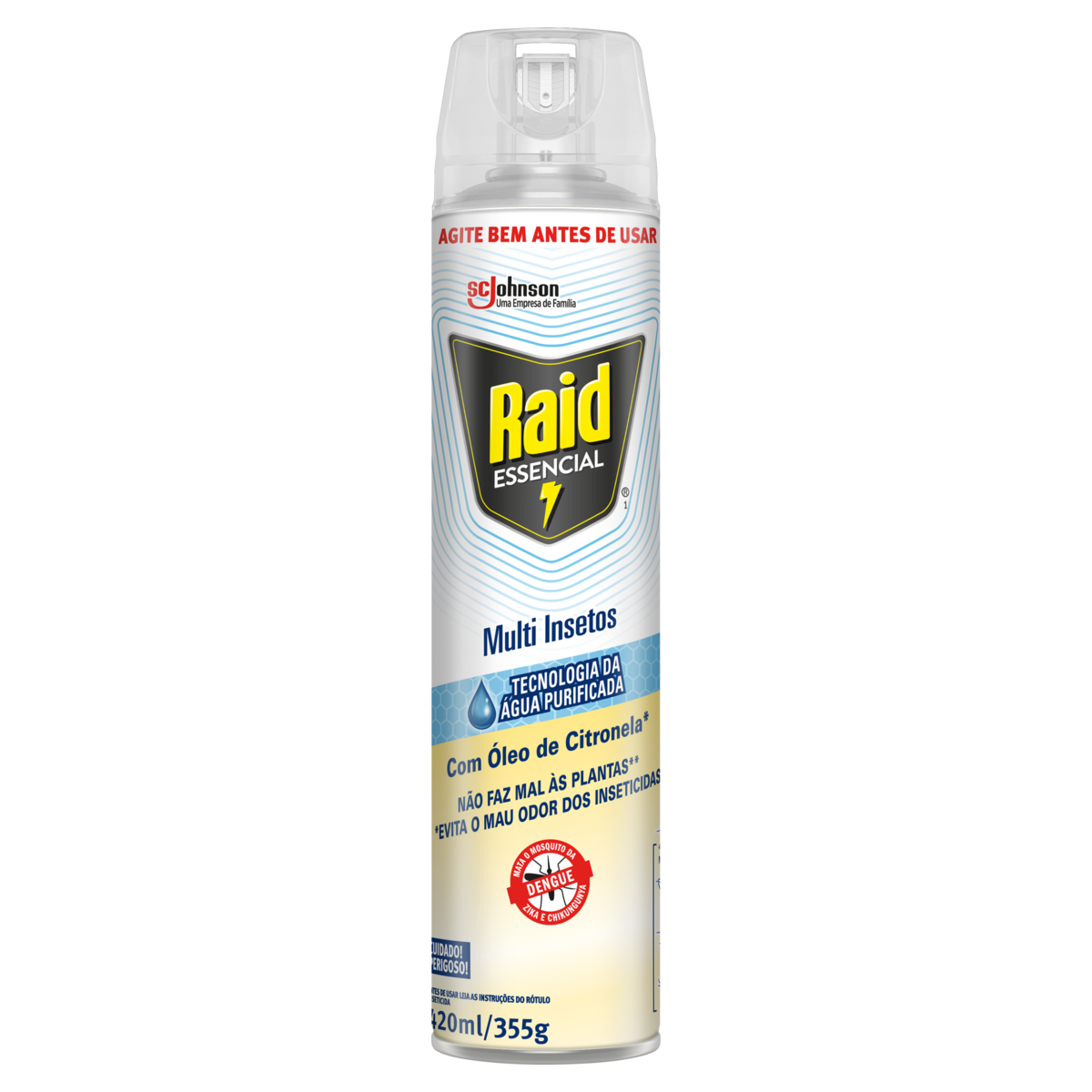 Inseticida Raid Lv420ml Pg365ml
