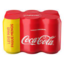 Refrigerante Coca Cola Lt 350ml Pct C/6