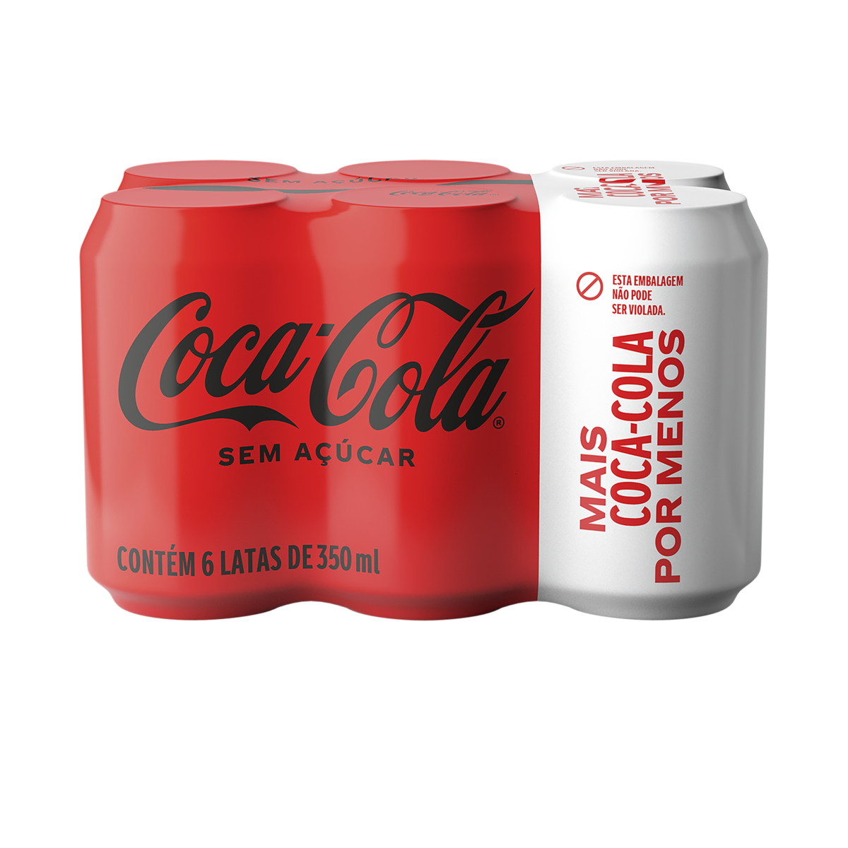 Refrigerante Coca Cola Lt 350ml Pct C/6