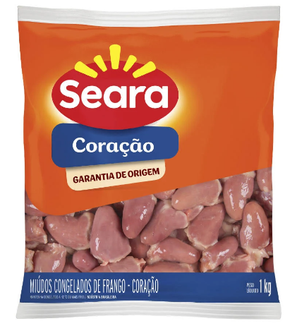 Coracao Frango Seara 1kg