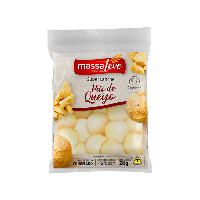 Pao De Queijo Massa Leve 2kg