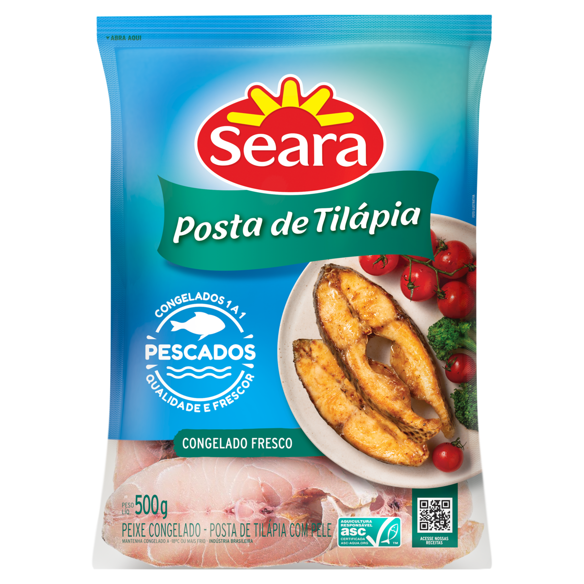 Posta De Tilapia Seara 500g