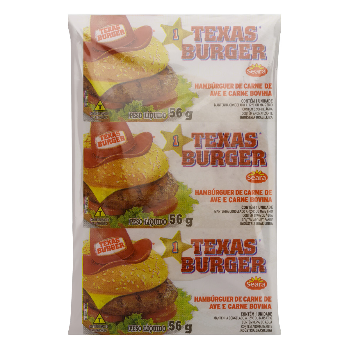 Hamburguer Seara Texas 56g