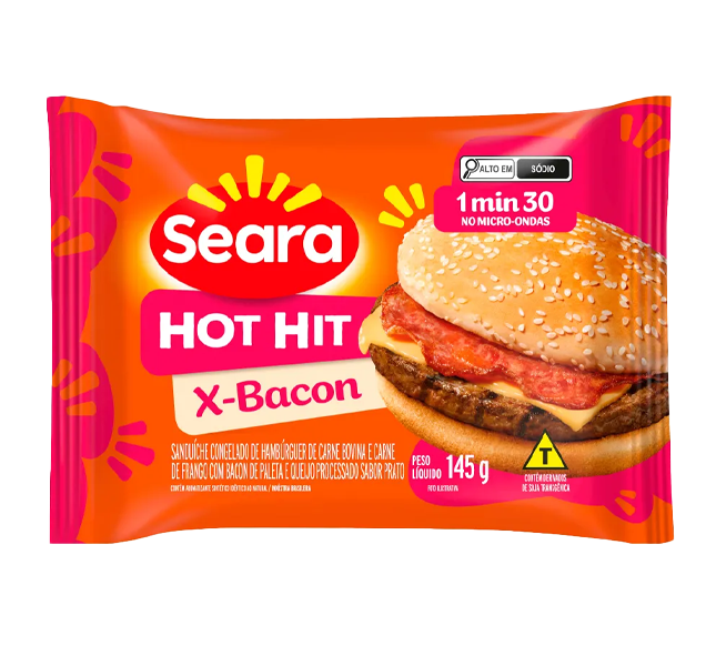Hamburguer Hot Hit Seara 145g