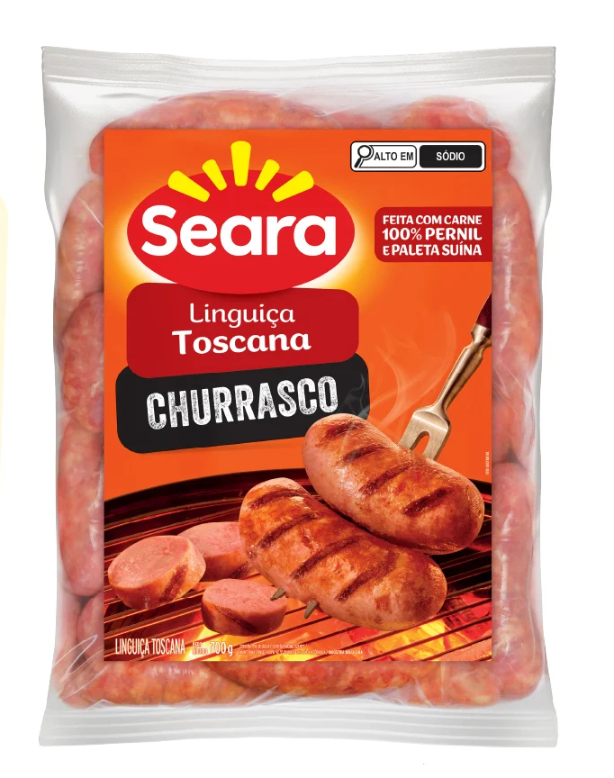 Linguica Toscana Seara 700g