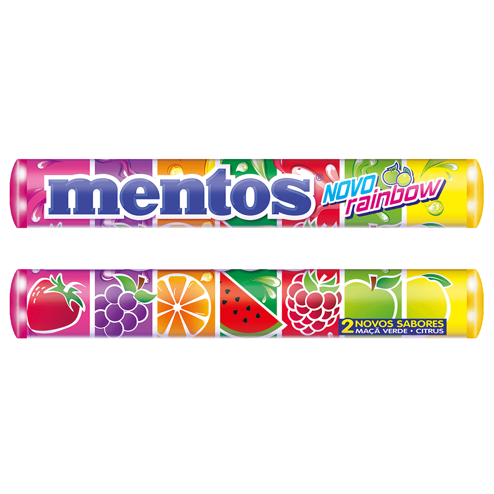 Mentos Stick Rainbow Sortido 38g