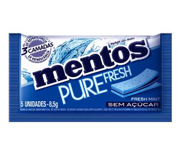 Goma De Mascar Mentos Pure Mint 8,5g