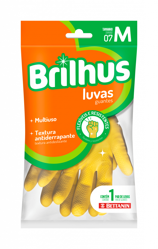 Luva Versatil Latex m Brilhus