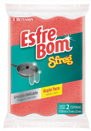 Esponja Prato Esfrebom Sfreg Dupla Face