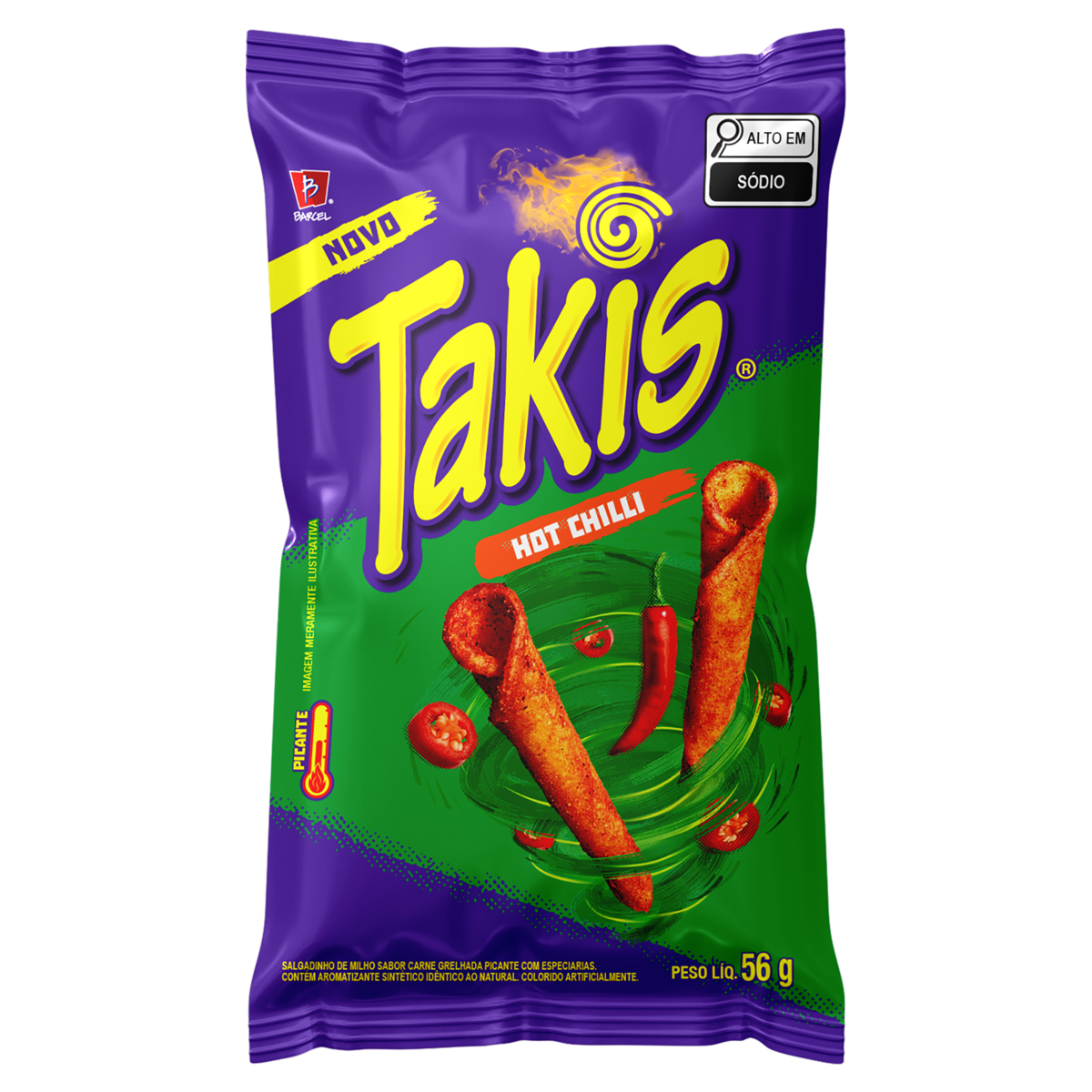 Salgadinho Takis Hot Chilli 56g