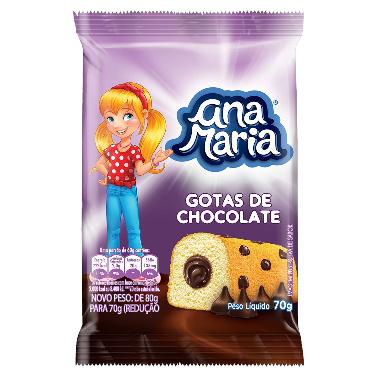 Bolo Ana Maria 70g
