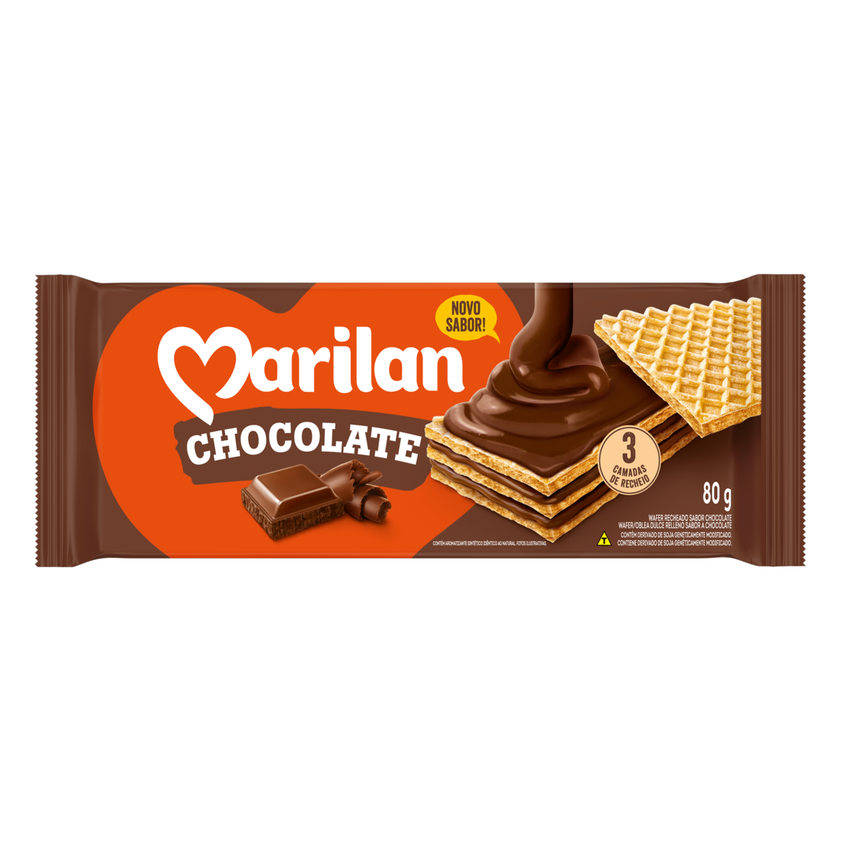 Biscoito Wafer Marilan 80g