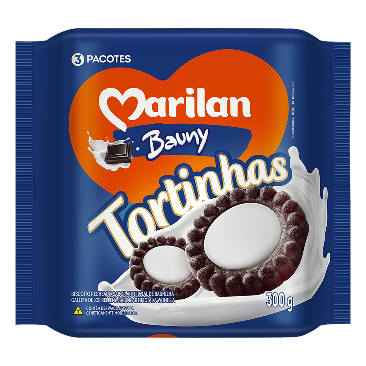 Biscoito Tortinha Marilan 300g