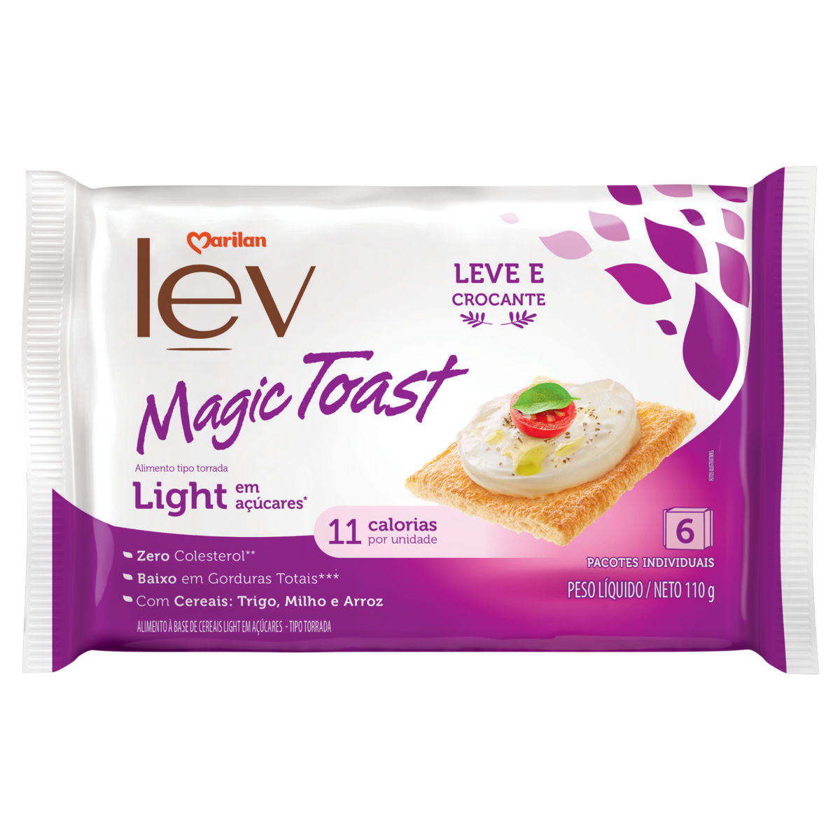 Torrada Lev Magic Toast Marilan 110g