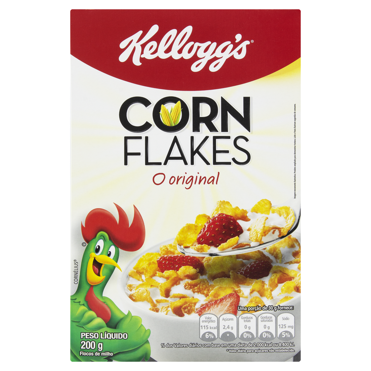 Cereal Corn Flakes Milho Kelloggs 200g