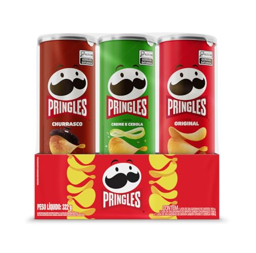 Kit Batata Pringles C/3 Un 322g