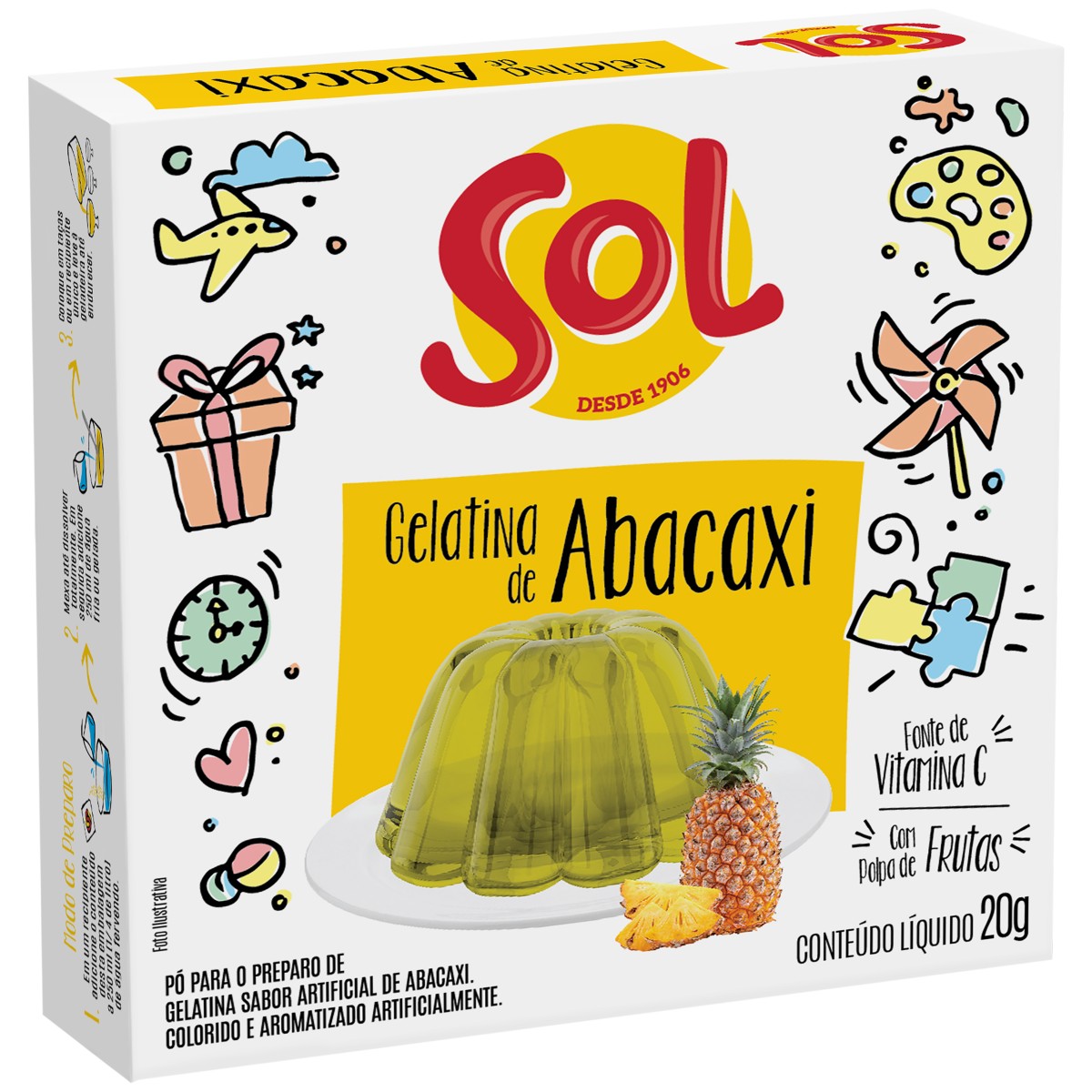 Gelatina Po Sol 20g