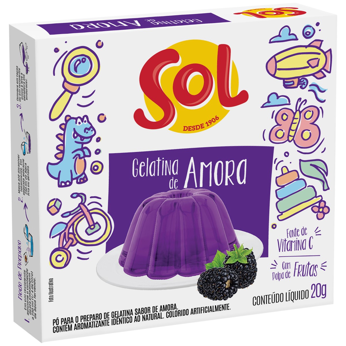 Gelatina Po Sol 20g