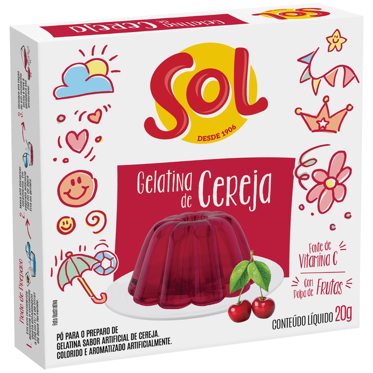 Gelatina Po Sol 20g