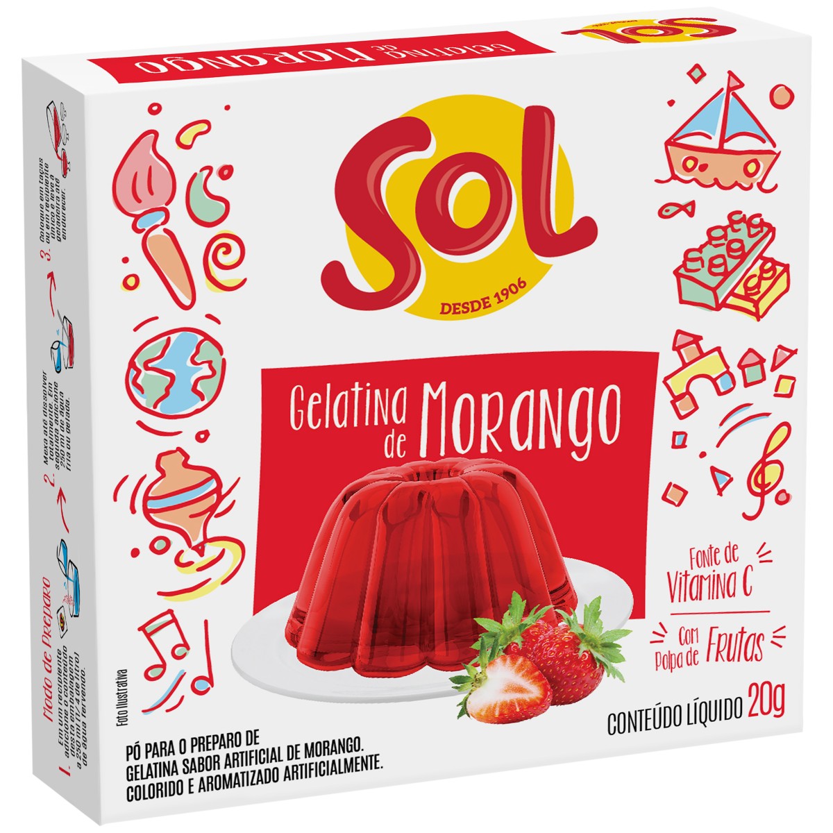 Gelatina Po Sol 20g