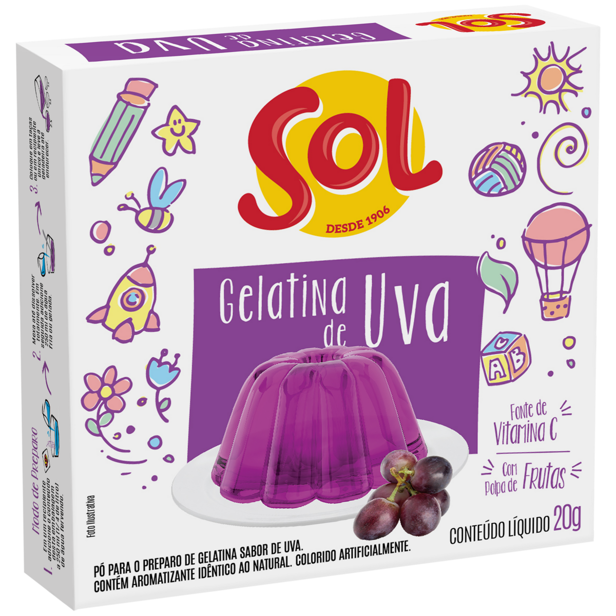 Gelatina Po Sol 20g