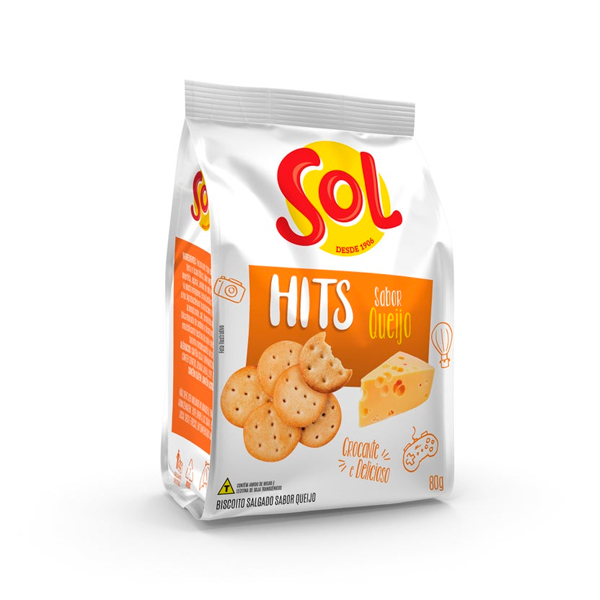 Salgadinho Hits Sol 80g