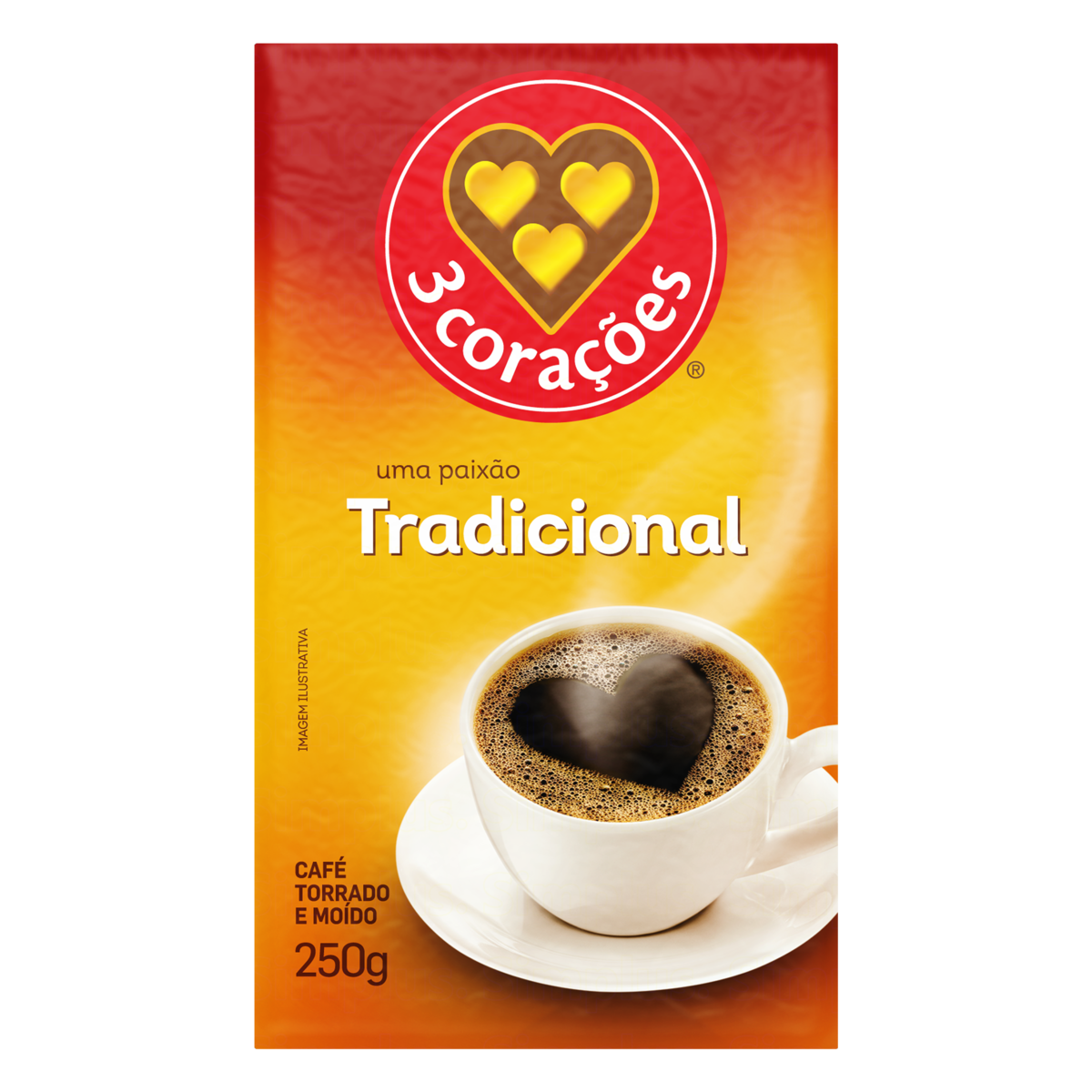 Cafe a Vacuo 3 Coracoes 250g