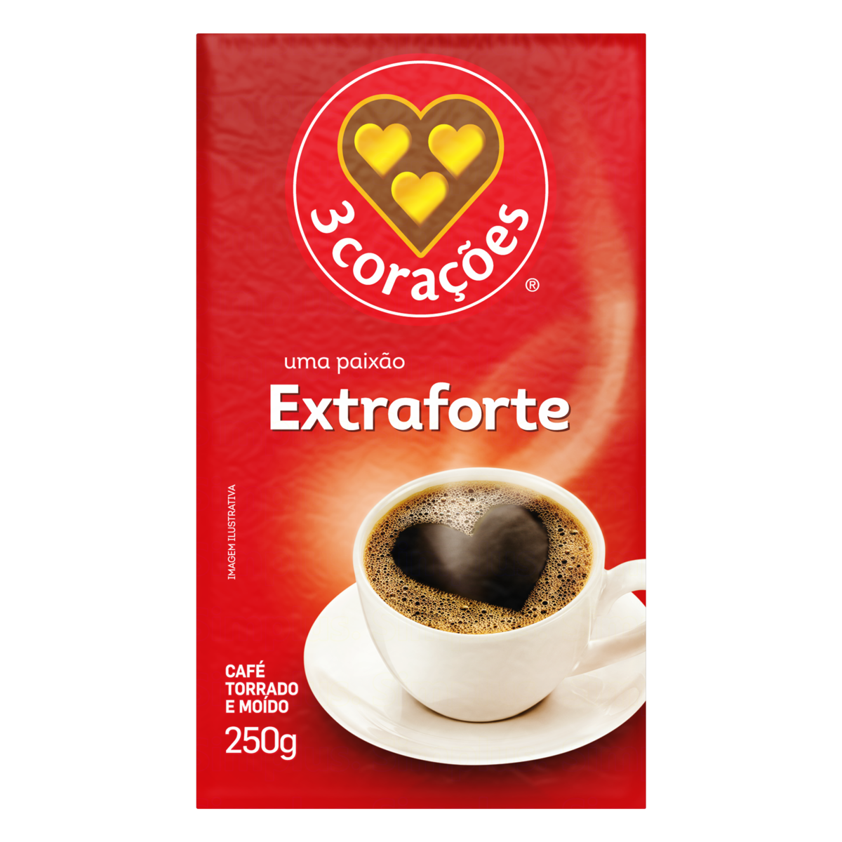 Cafe a Vacuo 3 Coracoes 250g