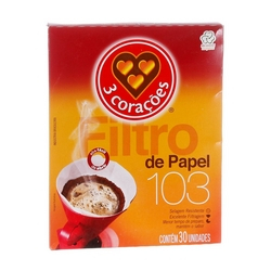 Filtro Papel 3 Coracaoes 103