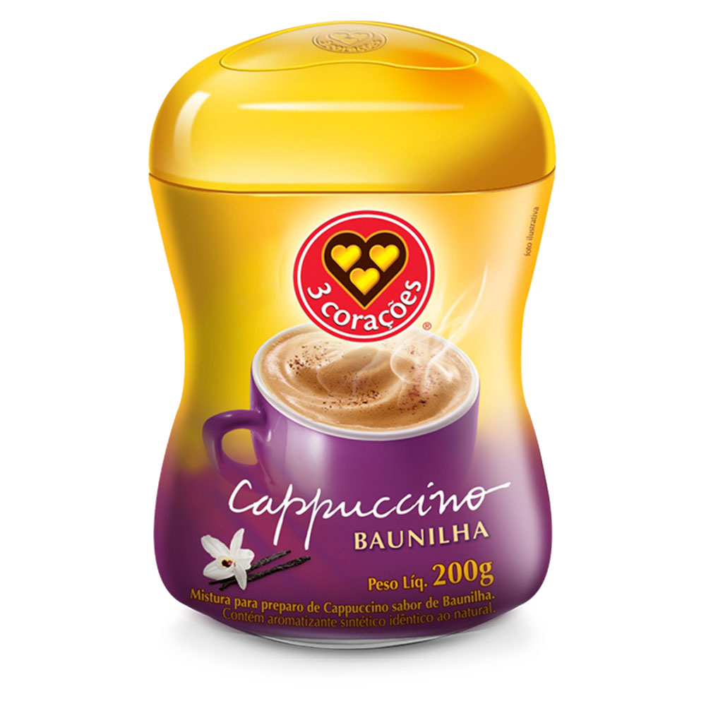 Cappuccino 3 Coracoes 200g