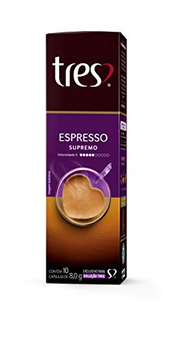 Cafe 3 Cor Capsula Espresso C/10 80g