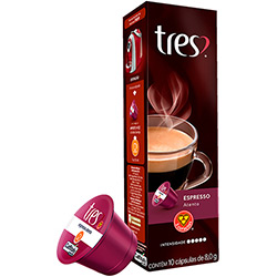 Cafe 3 Cor Capsula Espresso C/10 80g