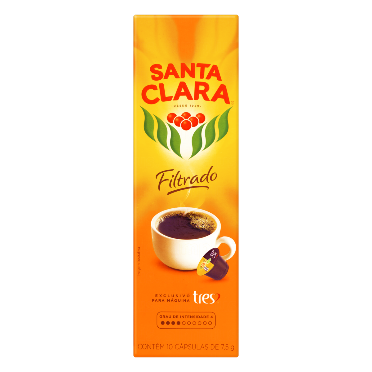 Capsulas Cafe Santa Clara 75g C/10