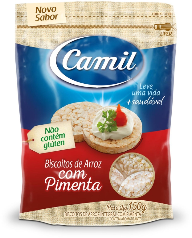 Biscoito Arroz Camil 150g
