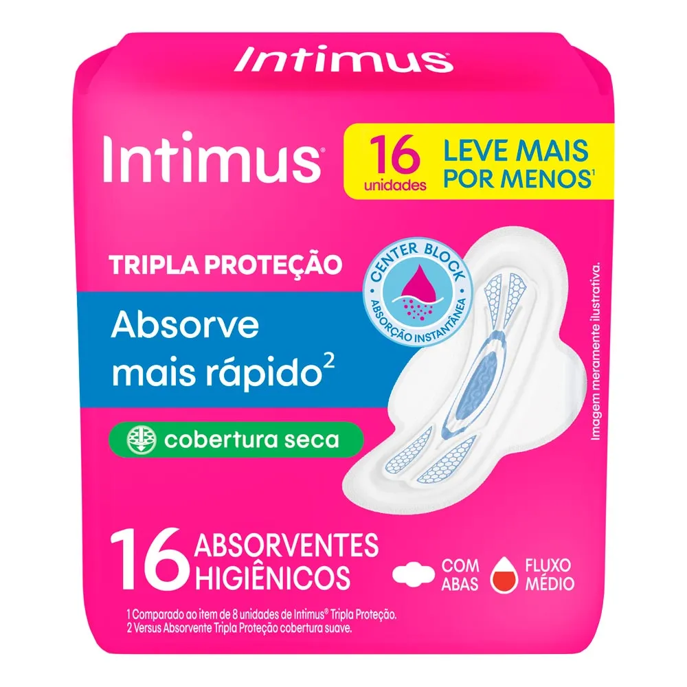 Absorvente Intimus Gel Lv16 Pg14