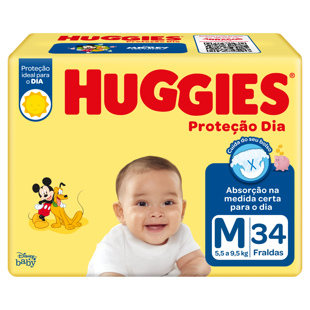 Fralda Descartavel Huggies m 34un