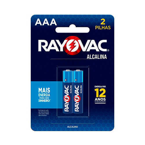 Pilha Alcalina Rayovac C/2